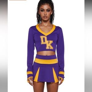 Dolls Kill Cheerleader Costume